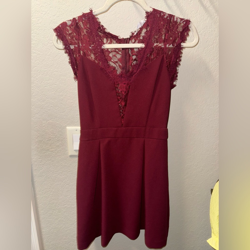 Maroon dress